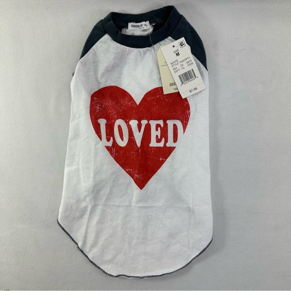 Grayson Pup Other - Grayson Pup 'Loved' Raglan Dog Tee